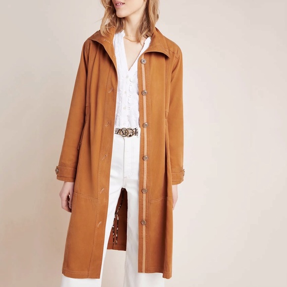 Anthropologie Uma Utility Duster Jacket - Picture 2 of 5